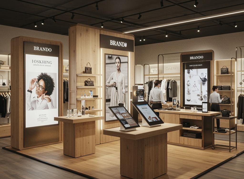 A,Photorealistic,Scene,Inside,A,High-end,Retail,Store,Showcasing,Customized